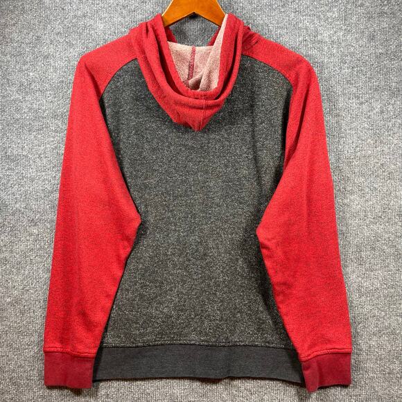 GM Chevrolet Hoodie Adult Medium 38/40 Distressed Gray/Red Drawstring Muscle Car - Picture 8 of 9